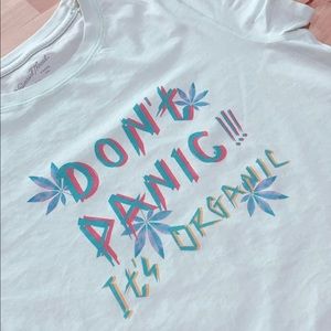 CUSTOM PRINTED DTG lt blue Universal Thread shirt